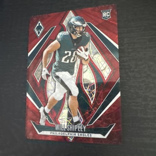 2024 Panini Phoenix #248 Will Shipley Red Lazer /199 SP - Picture 4 of 5