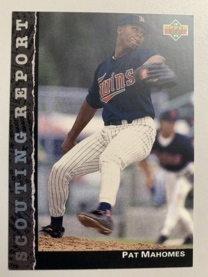 1992 Upper Deck Scouting Report Pat Mahomes - Minnesota Twins NRMT FREE SHIPPING