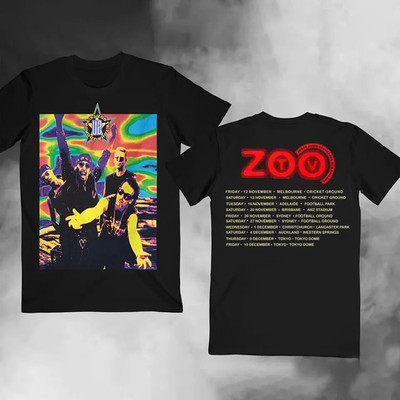 U2 Zoo Tour 1993 Tour T-Shirt, Double Sided T-Shirt S-5XL