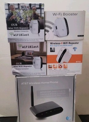 WiFi Extenders Lot AT&T Wireless Home Phone Signal Boosters Bundle