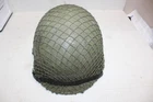 US Military Issue WW2 WWII M1 Steel Pot Helmet wt Liner Chin Strap Net Cover JH6