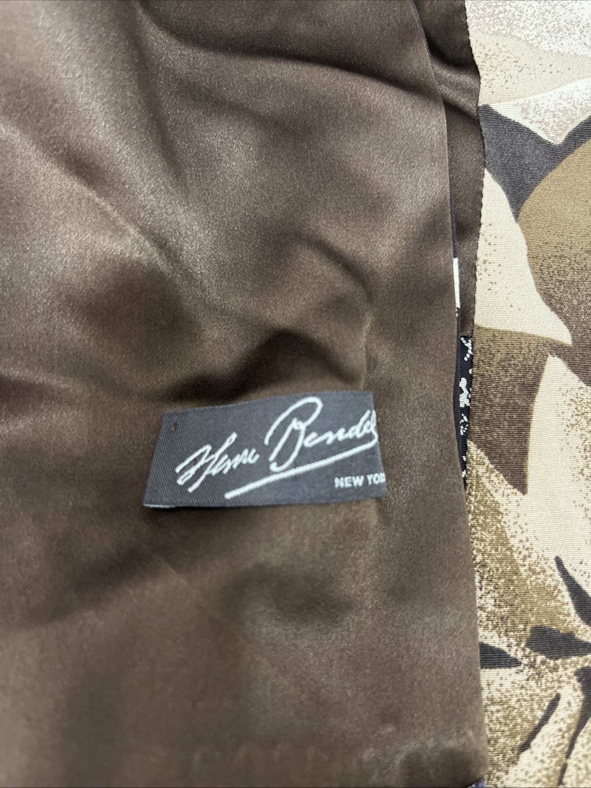 HENRI BENDEL MULTI SILK PATCHWORK SILK LINED FRIN… - image 9