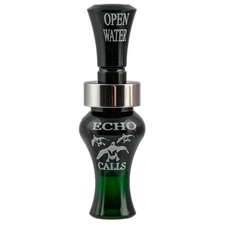 Echo Calls Open Water Dark Green Single Reed Acrylic Hunting Duck Call - 77764