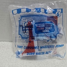 TOY STORY 4 McDonalds Happy Meal Toy  DUKE CABOOM'S WHEEEEE JUMP  6  NEW