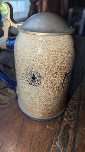 Signed MCM German Wim Mühlendyck Salt Glazed Horse art pottery Stein - Afbeelding 9 van 24