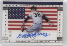 2021 Panini National Treasures American 14/49 Gaylord Perry #USA-GP Auto HOF j3z