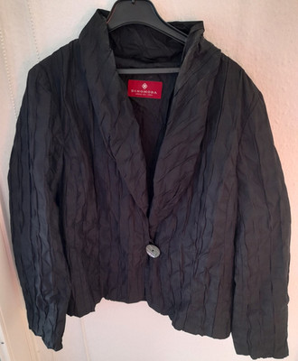 Damen Jacke schwarz Gr 44 Marke: DINOMODA