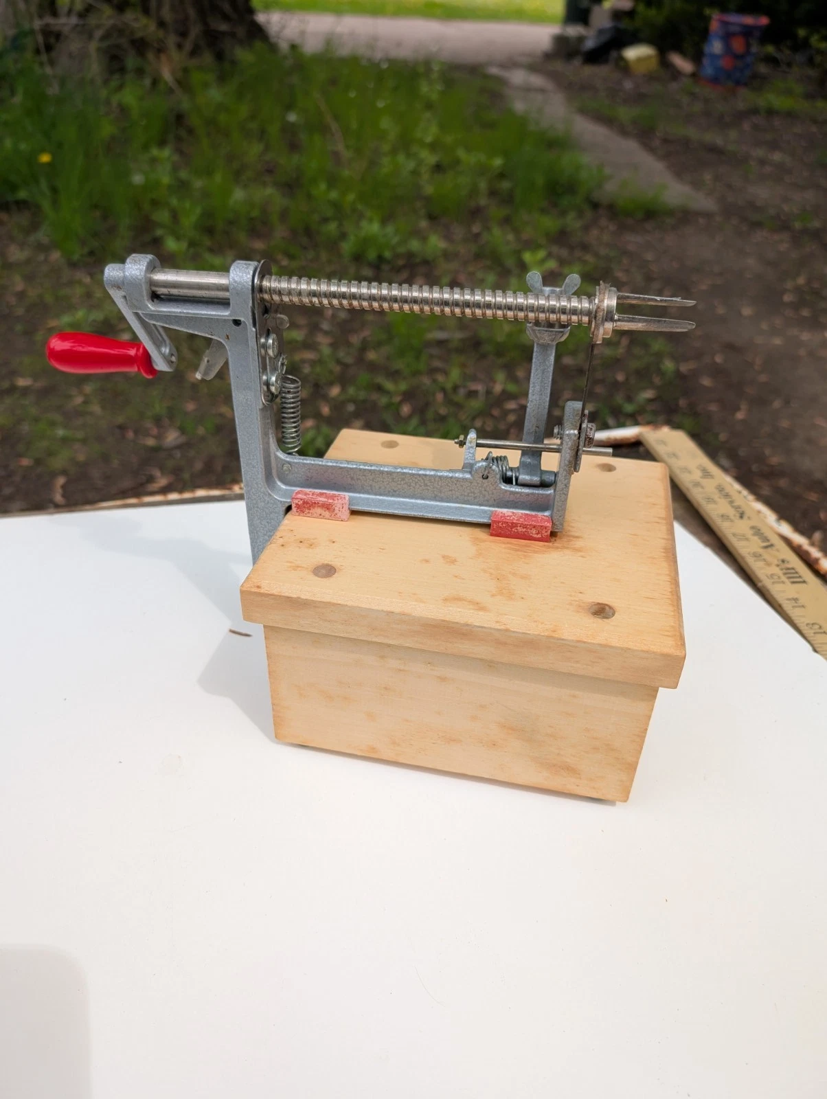 Vintage Apple Peeler Corer Slicer With Stand
Opens in a new window or tab