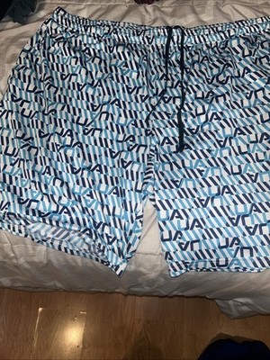 Under Armour Men's Size 3xl  White with UA Logos All Over Print Shorts EUC