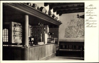 Ak Beckum in Westfalen, Alte Gaststätte zum Pulverschoppen - 4429490