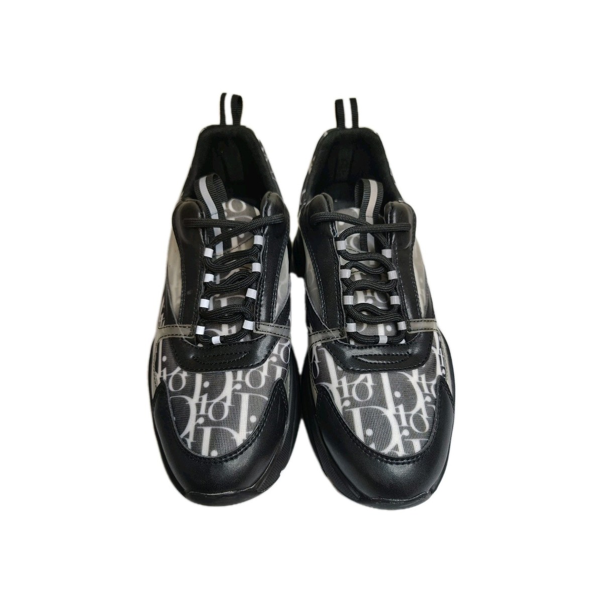 christian dior ，サイズ:22.5 Christian Dior Grey Oblique Walk'n'Dior Sneakers - Size 39