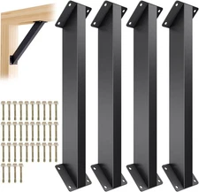 4PC 45 Degree Angle Support Bracket, Pergola Kit Heavy Duty 4 Brackets 