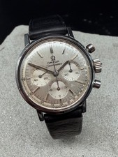 VINTAGE 1966 OMEGA 105.005 SEAMASTER CHRONOGRAPH 321 HANDAUFZUG SILVER DIAL RARE