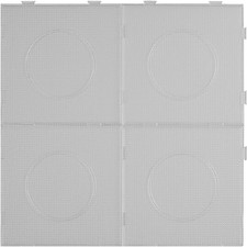 4PCS 2.6Mm Fuse Beads Boards, Pegboards Kits with 5 Ironing Paper