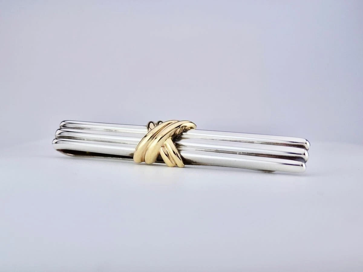 Tiffany & Co. Sterling Silver Tie Clasps & Tacks for Men for sale