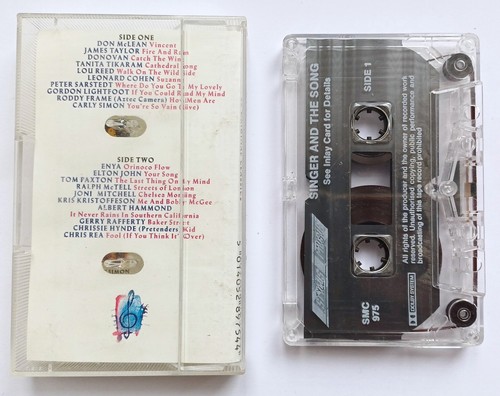 The Singer & The Song Various Artists Cassette Tape 20 Original Classics - Picture 2 of 2