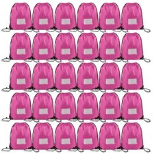 30 Pack Drawstring Bags,Bulk Draw String Backpack, Gym Sports Cinch Bag Sackp...