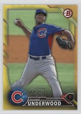 2016 Bowman Prospects Yellow Duane Underwood #BP101 1n1