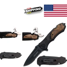 Aluminum Handle Folding Knife 8 Inch Length Perfect for Survival and Emergencies