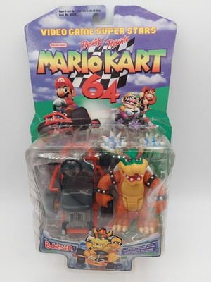 1999 Mario Kart 64 Bowser Video Game Super Stars Nintendo Toy Biz Grand NEW