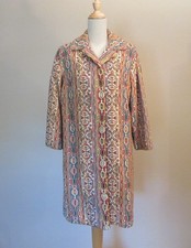 Vintage 1960s Womens Tapestry Carpet Coat sz S