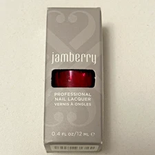 Jamberry Professional Nail Lacquer Ruby Shimmery Burgundy New in Box