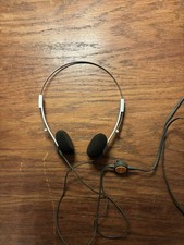 Sony MDR-4 On-Ear Stereo Headphones Adjustable Headband 3.5mm Wired Silver