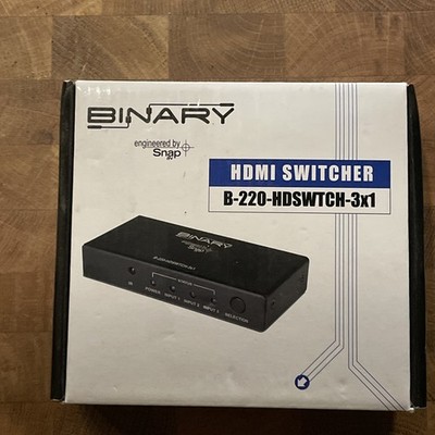 Binary B-220-HDSWTCH-3x1 3x1 HDMI Switch (NEW IN BOX)