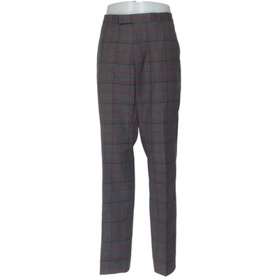 Oscar Jacobson, Stoffhose, Größe: 52, Damien Trousers, Grau/Rot/Schwarz #CHS
