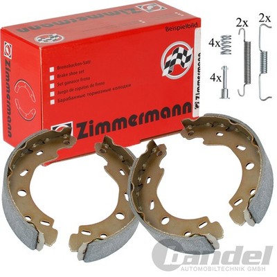 ZIMMERMANN HANDBREMSBELÄGE passend für BMW E46 E60 E63 E65 X3 E83 X5 X6 VW T5