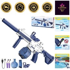 Summer s Best Electric Water Gun - Powerful 32FT Blaster with Easy Refill Tanks
