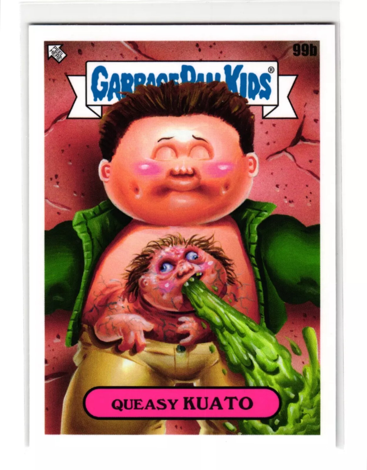 Queasy Kuato 2023 Garbage Pail Kids Total Recall '80s Sci-fi Parody Card 99b