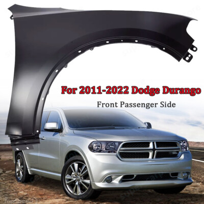 Fender Assembly For 2011-2022 Dodge Durango Front Pssenger Side Primed Steel
