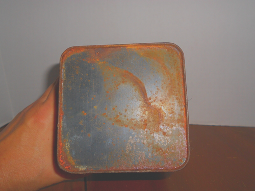 Vtg CHARMS CO. CANDY CONTAINER TIN CHRISTMAS HOLIDAYS, N.J.USA HTF - Picture 6 of 9