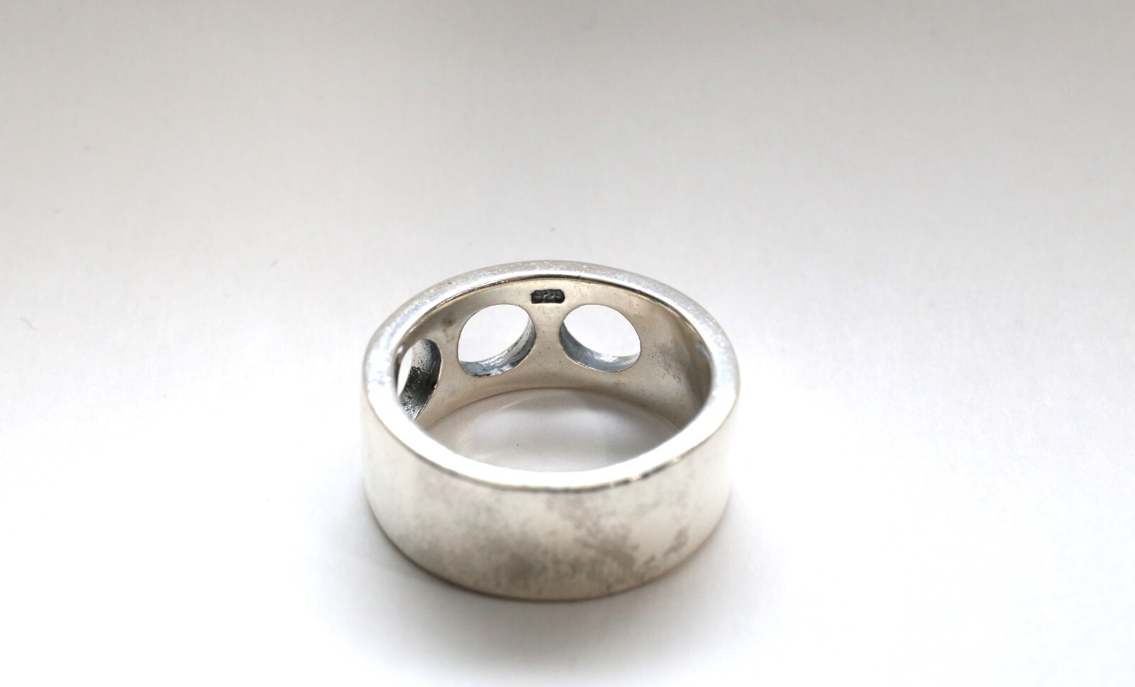 Contemporary Design Solid Sterling Silver Ring, S… - image 4