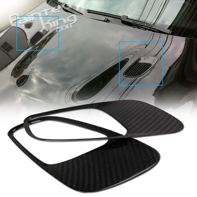 Real Carbon Fit For BMW 3-Series E90 E92 E93 Front Hood Vent Air Duct 08-13