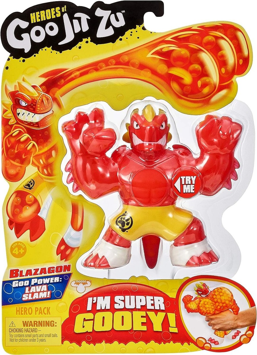 Heroes of Goo JIT Zu 41020 Blazagon Gooey Dragon Action Figure