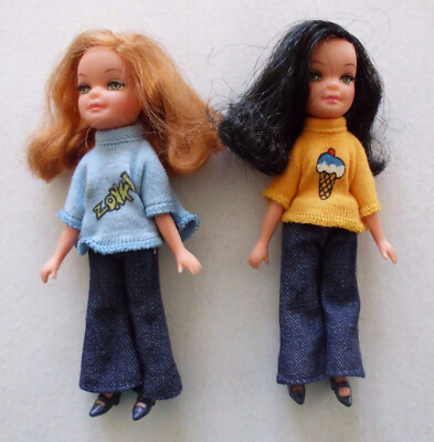 Tiny Teens Uneeda Doll Company Mini Fashion Doll  1967 Tea Time Zonk/Ice Cream