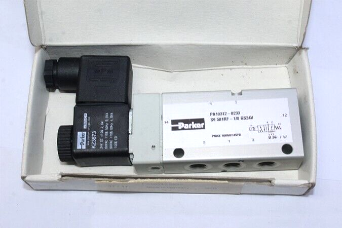 PARKER S9 581RF-1/8 GS24V SOLENOID VALVE PA10312-0233 | eBay