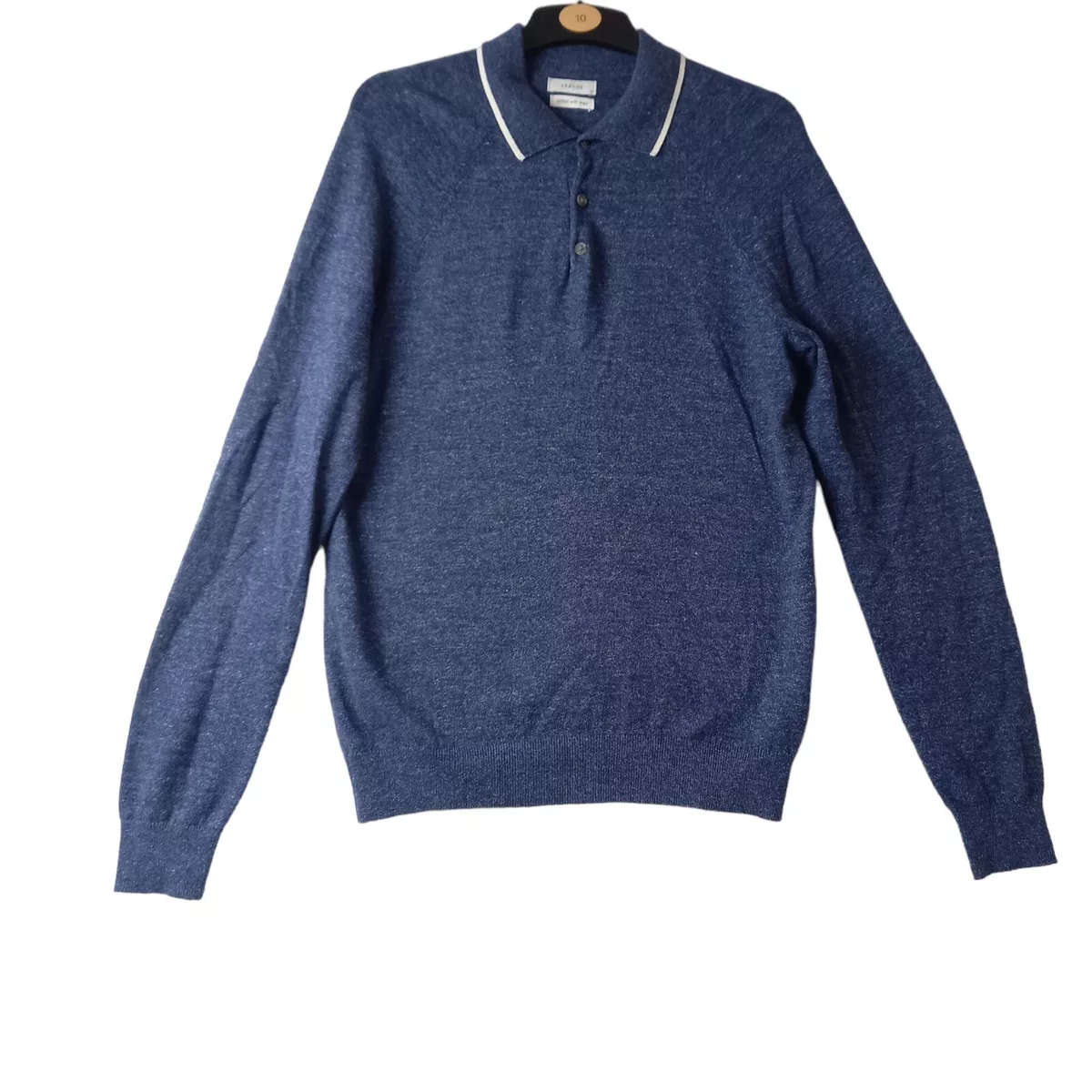 White cotton shop jumper mens