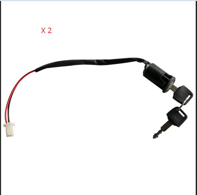 Ignition Key Switch ATV Moped Go Kart Electric Motorcycle 2 Wire