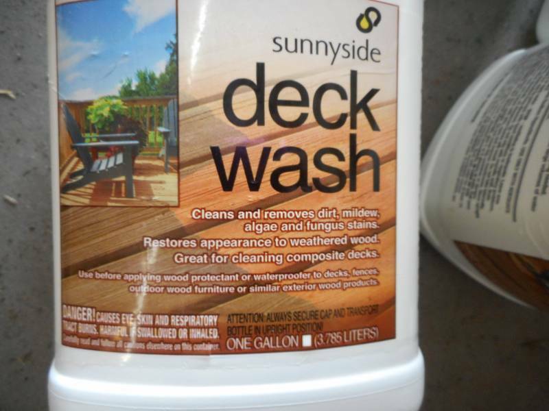 Sunnyside Deck Wash 1 Gallon Lot of 12 Household Dirt Mildew Algae Fungus Stain eBay