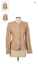 women's Giorgio Armani pink/tan button up blazer 42