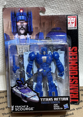 Transformers Titans Return Decepticon Scourge + Headmaster Fracas deluxe