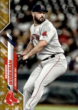 2020 Topps Walmart Exclusive Goldstar #498 Brandon Workman Boston Red Sox