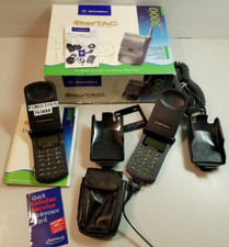 Lot of 2 Vintage Motorola StarTac 3000 Cellular Phone with Box - MOVIE PROP