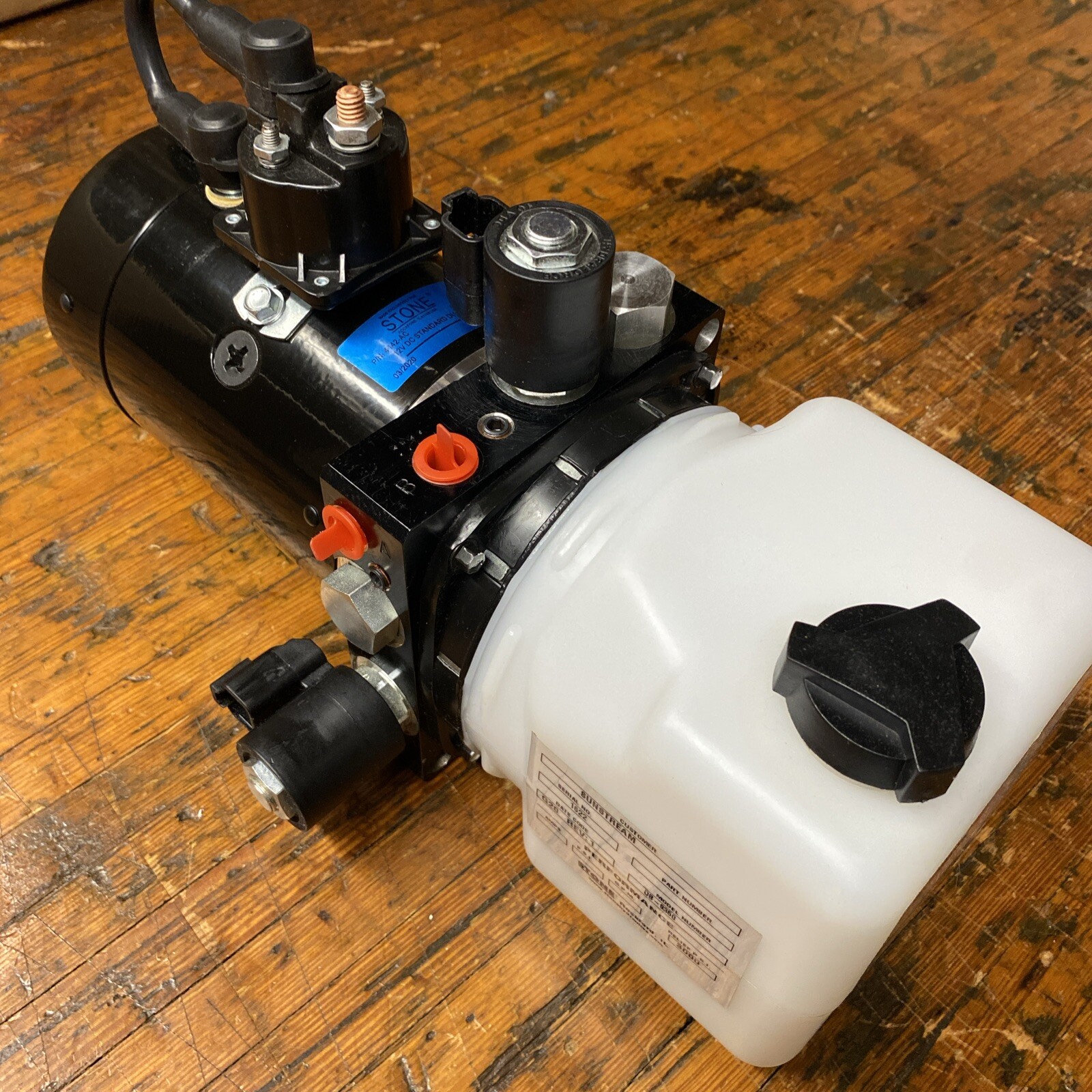 SPX Stone 12V DoubleActing Hydraulic Power Unit, DB9350, SunStream