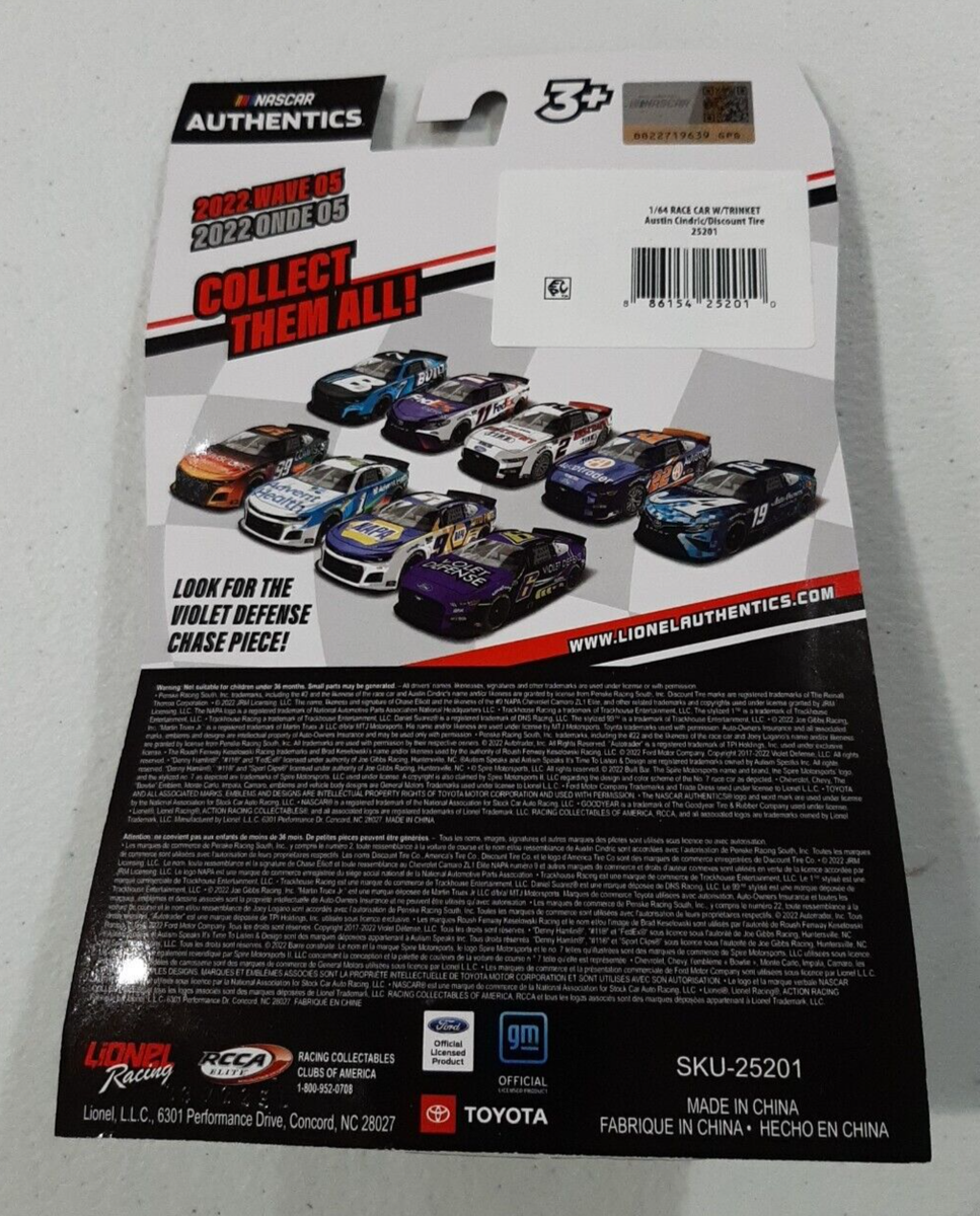 Austin Cindric #2 NASCAR Authentics 2022 Wave 5 Diecast 1:64 Next
