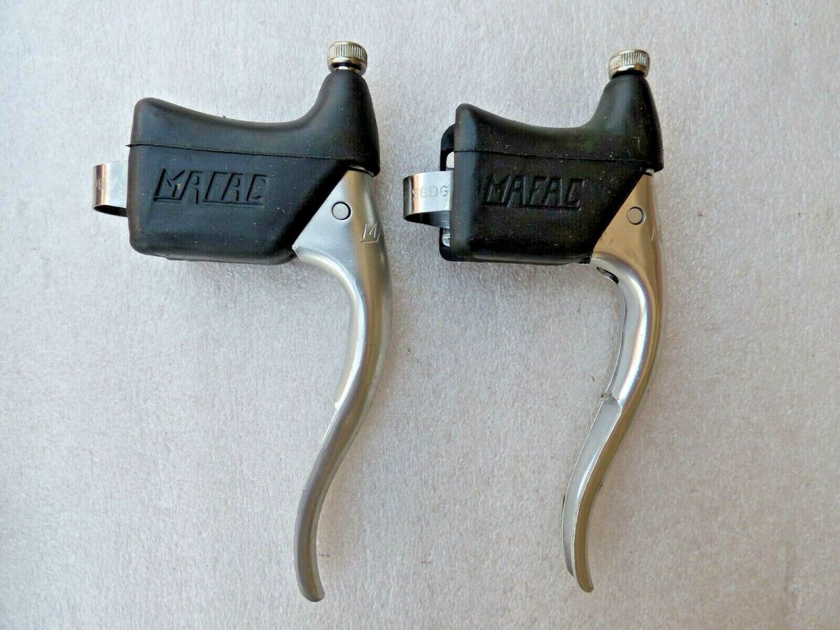 MAFAC COMPETITION SILVER ANODIZED CENTER PULL BRAKE SET MAFAC COMPETITION SILVER ANODIZED CENTER PULL BRAKE SET