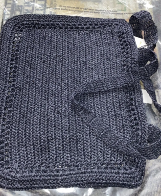Aime Leon Dore Crochet Tote Bag Navy | eBay